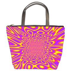 Psycedelic Warp Bucket Handbag