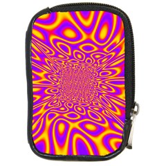 Psycedelic Warp Compact Camera Leather Case