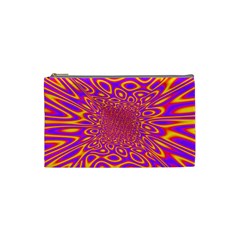 Psycedelic Warp Cosmetic Bag (small) by SaraThePixelPixie