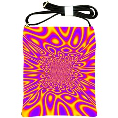 Psycedelic Warp Shoulder Sling Bag