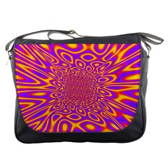 Psycedelic Warp Messenger Bag by SaraThePixelPixie