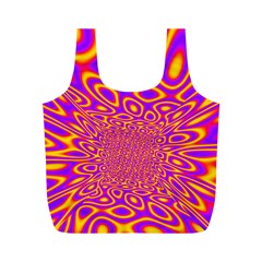 Psycedelic Warp Reusable Bag (m) by SaraThePixelPixie