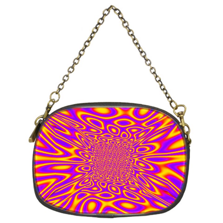 Psycedelic Warp Chain Purse (Two Sided) 