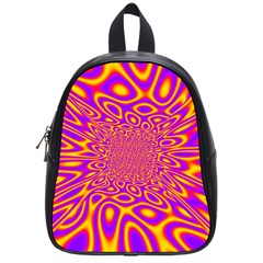 Psycedelic Warp School Bag (small) by SaraThePixelPixie