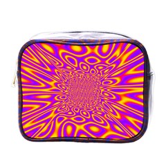 Psycedelic Warp Mini Travel Toiletry Bag (one Side) by SaraThePixelPixie