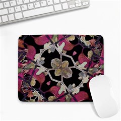 Floral Arabesque Decorative Artwork Small Mouse Pad (rectangle) by dflcprints