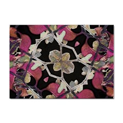 Floral Arabesque Decorative Artwork A4 Sticker 10 Pack by dflcprints