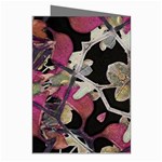 Floral Arabesque Decorative Artwork Greeting Card (8 Pack) Right