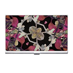 Floral Arabesque Decorative Artwork Business Card Holder