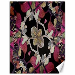 Floral Arabesque Decorative Artwork Canvas 18  X 24  (unframed) by dflcprints