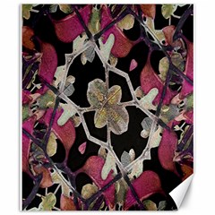 Floral Arabesque Decorative Artwork Canvas 20  X 24  (unframed) by dflcprints