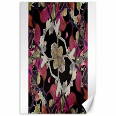 Floral Arabesque Decorative Artwork Canvas 20  X 30  (unframed) by dflcprints