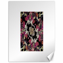 Floral Arabesque Decorative Artwork Canvas 36  X 48  (unframed)