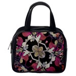 Floral Arabesque Decorative Artwork Classic Handbag (One Side) Front