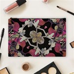 Floral Arabesque Decorative Artwork Cosmetic Bag (Large) Front