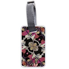 Floral Arabesque Decorative Artwork Luggage Tag (one Side)