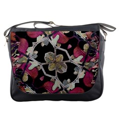 Floral Arabesque Decorative Artwork Messenger Bag