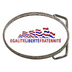 Bastille Day Belt Buckle (oval) by dflcprints