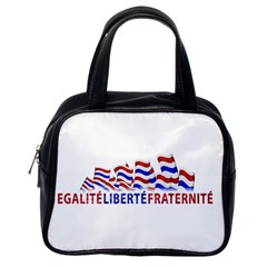 Bastille Day Classic Handbag (one Side)