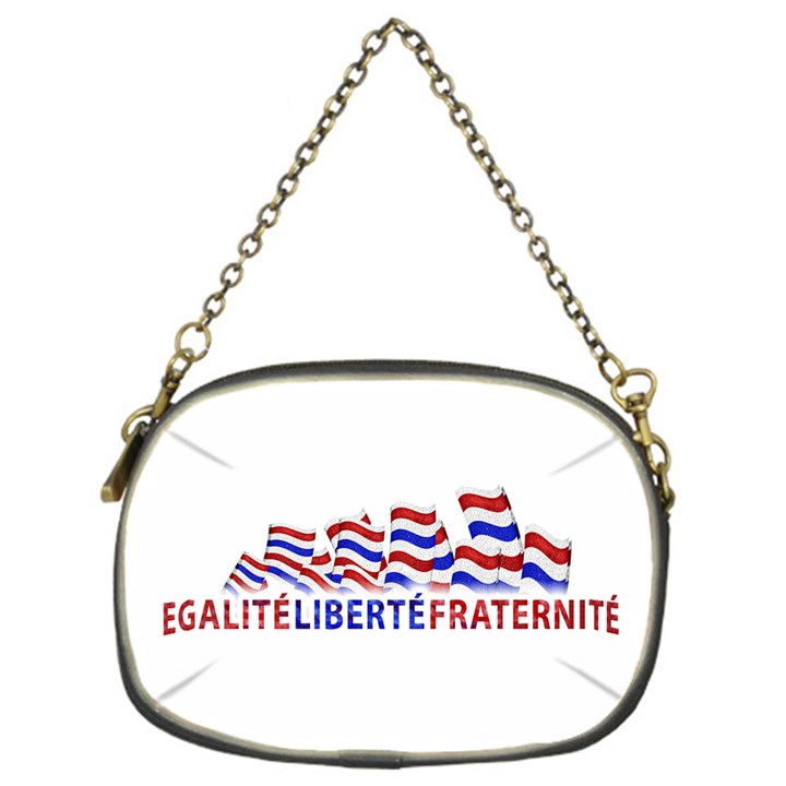 Bastille Day Chain Purse (One Side)