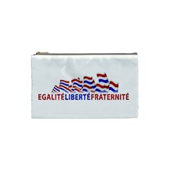 Bastille Day Cosmetic Bag (small) by dflcprints