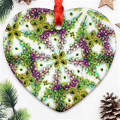 Neo Noveau Style Background Pattern Heart Ornament