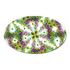 Neo Noveau Style Background Pattern Magnet (oval) by dflcprints