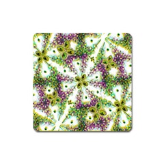 Neo Noveau Style Background Pattern Magnet (square) by dflcprints