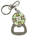 Neo Noveau Style Background Pattern Bottle Opener Key Chain Front