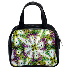 Neo Noveau Style Background Pattern Classic Handbag (two Sides) by dflcprints