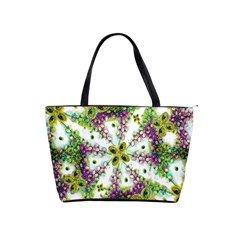 Neo Noveau Style Background Pattern Large Shoulder Bag