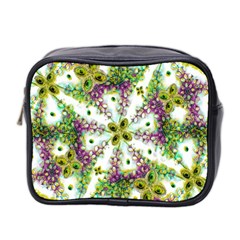 Neo Noveau Style Background Pattern Mini Travel Toiletry Bag (two Sides)