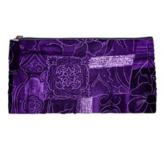 Pretty Purple Patchwork Pencil Case