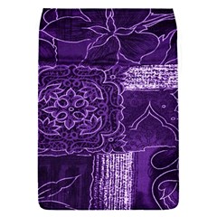 Pretty Purple Patchwork Removable Flap Cover (small)