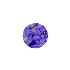 Purple Wildflowers For Fms 1  Mini Button Magnet