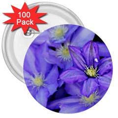 Purple Wildflowers For Fms 3  Button (100 Pack)