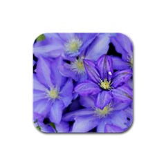 Purple Wildflowers For Fms Drink Coasters 4 Pack (square) by FunWithFibro