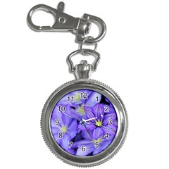 Purple Wildflowers For Fms Key Chain Watch