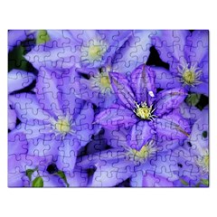 Purple Wildflowers For Fms Jigsaw Puzzle (rectangle) by FunWithFibro