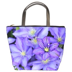 Purple Wildflowers For Fms Bucket Handbag