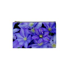 Purple Wildflowers For Fms Cosmetic Bag (small) by FunWithFibro