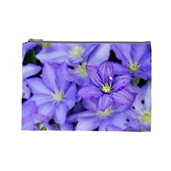 Purple Wildflowers For Fms Cosmetic Bag (large)