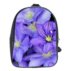 Purple Wildflowers For Fms School Bag (large) by FunWithFibro