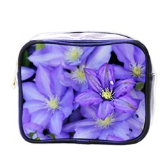 Purple Wildflowers For Fms Mini Travel Toiletry Bag (one Side) by FunWithFibro