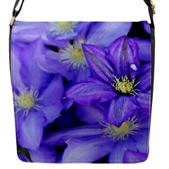 Purple Wildflowers For Fms Flap Closure Messenger Bag (small)