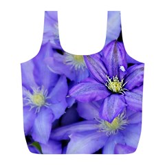 Purple Wildflowers For Fms Reusable Bag (l)