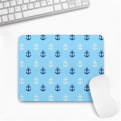 Anchors In Blue And White Small Mouse Pad (rectangle) by StuffOrSomething