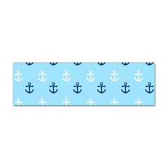 Anchors In Blue And White Bumper Sticker 10 Pack