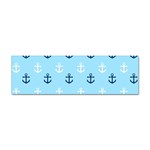 Anchors In Blue And White Bumper Sticker 100 Pack Front