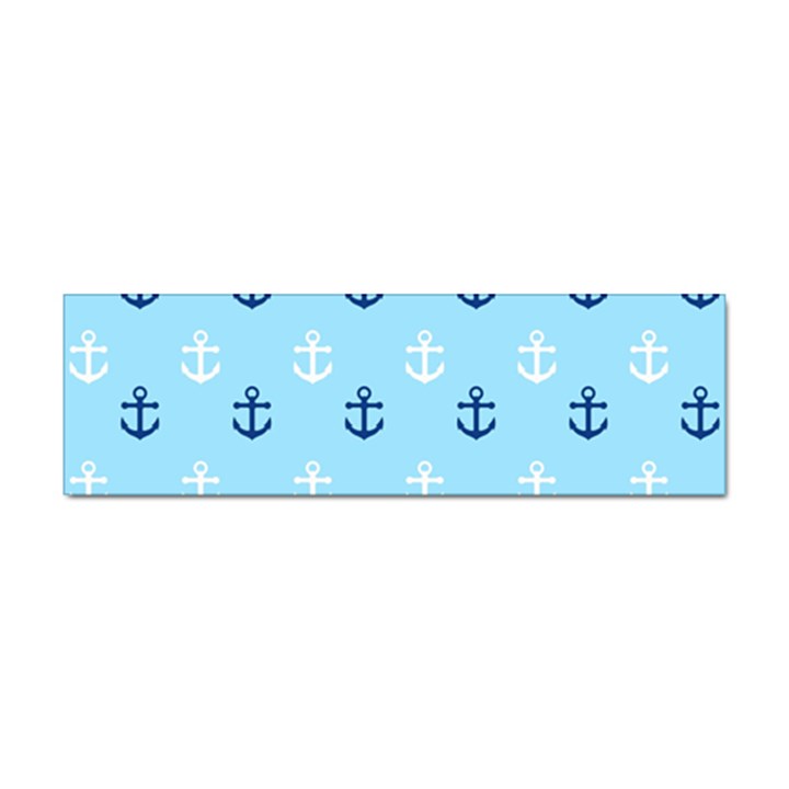 Anchors In Blue And White Bumper Sticker 100 Pack